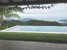 Heavenly life, 83 acre farm with 2 houses, pool, panoramic views, sunsets and much more at Tambor